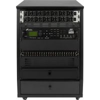 Gator Frameworks Meuble rack 12U pan incliné Elite Studio bois noir - Vue 2
